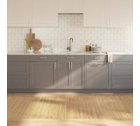 vidaXL Tappeto Rettangolare Naturale Chiaro 100x300 cm in Bambù