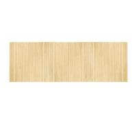 vidaXL Tappeto Rettangolare Naturale Chiaro 100x300 cm in bambù, Tappeto Rettangolare, Tappeto da Salotto, Tappeto in bambù, Tappeto da Soggiorno