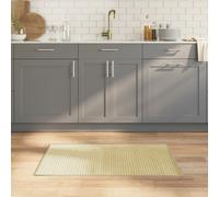Tappeto Rettangolare Naturale Chiaro 60x100 cm in Bambù