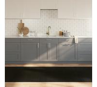 vidaXL Tappeto Rettangolare Nero 100x300 cm in bambù, Tappeto Rettangolare, Tappeto da Salotto, Tappeto in bambù, Tappeto da Soggiorno