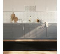 vidaXL Tappeto Rettangolare Nero 100x300 cm in bambù, Tappeto Rettangolare, Tappeto da Salotto, Tappeto in bambù, Tappeto da Soggiorno