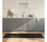 vidaXL Tappeto Rettangolare Nero 60x200 cm in bambù, Tappeto Rettangolare, Tappeto da Salotto, Tappeto in bambù, Tappeto da Soggiorno, Tappeto Moderno