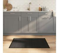 vidaXL Tappeto Rettangolare Nero 70x100 cm in Bambù