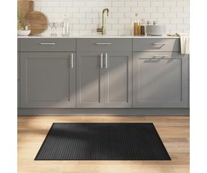vidaXL Tappeto Rettangolare Nero 80x100 cm in Bambù