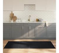vidaXL Tappeto Rettangolare Nero 80x200 cm in bambù, Tappeto Rettangolare, Tappeto da Salotto, Tappeto in bambù, Tappeto da Soggiorno, Tappeto Moderno