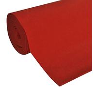 vidaXL Tappeto Rosso 1 x 10 m
