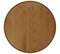 vidaXL Tappeto Rotondo Marrone 100 cm in bambù, Tappeto Rotondo, Tappeto da Salotto, Tappeto in bambù, Tappeto da Soggiorno, Tappeto Moderno