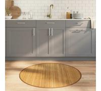 vidaXL Tappeto Rotondo Naturale in bambù 100 cm da salotto moderno