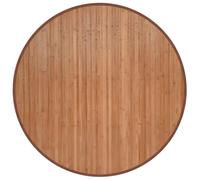 vidaXL Tappeto Rotondo Naturale 100 cm in bambù, Tappeto Rotondo, Tappeto da Salotto, Tappeto in bambù, Tappeto da Soggiorno, Tappeto Moderno