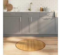 vidaXL Tappeto Rotondo Naturale 80 cm in bambù, Tappeto Rotondo, Tappeto da Salotto, Tappeto in bambù, Tappeto da Soggiorno, Tappeto Moderno