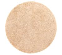 vidaXL Tappeto Shaggy a Pelo Lungo Beige 200x200 cm in poliestere, tappeto, tappeto soggiorno, tappeto soffice, tappeto, tappeto camera da letto