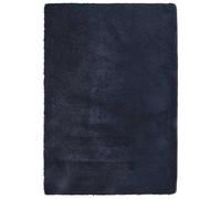 vidaXL Tappeto Shaggy a Pelo Lungo Blu Marino 160x230 cm in poliestere, tappeto, tappeto soggiorno, tappeto soffice, tappeto, tappeto camera da letto