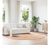 vidaXL Tappeto Shaggy a Pelo Lungo NAVARRA Beige 240x240 cm poliestere