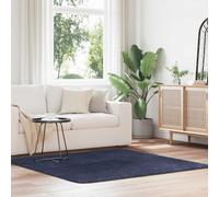 vidaXL Tappeto Shaggy a Pelo Lungo NAVARRA Blu Marino 160x160 cm