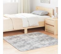vidaXL Tappeto Shaggy a Pelo Lungo NAVARRA Grigio Argento 120x120cm