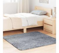 vidaXL Tappeto Shaggy a Pelo Lungo NAVARRA Grigio Chiaro 120x120 cm