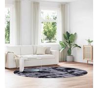 vidaXL Tappeto Shaggy a Pelo Lungo NAVARRA Grigio Scuro 240x240 cm
