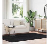 vidaXL Tappeto Shaggy a Pelo Lungo NAVARRA Nero 160x230 cm poliestere