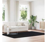 vidaXL Tappeto Shaggy a Pelo Lungo NAVARRA Nero 200x290 cm poliestere