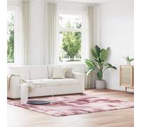 vidaXL Tappeto Shaggy a Pelo Lungo Rosa Antico 240x240cm in Poliestere, Tappeto, Tappeto Soggiorno, Tappeto soffice, Tappeto, Tappeto Camera da Letto