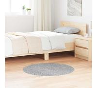 vidaXL Tappeto Shaggy Antiscivolo Grigio 90 x 90 cm PP