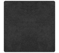 vidaXL Tappeto Quadrato Grigio Scuro in Poliestere Moderno 200 X cm Morbido Rivestimento per Interni Decorazione casa Tappeti Grandi