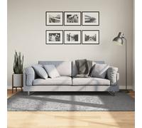 vidaXL Tappeto Shaggy PAMPLONA a Pelo Lungo Moderno Grigio 140x200 cm