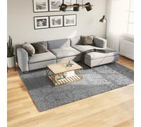 vidaXL Tappeto Shaggy PAMPLONA a Pelo Lungo Moderno Grigio 200x280 cm
