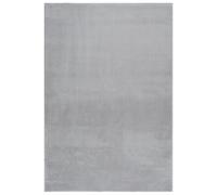 vidaXL Tappeto Soffice a Pelo Corto 160x230 cm Antiscivolo Grigio