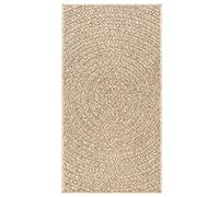 vidaXL Tappeto ZIZUR 60x110 cm Aspetto Iuta per Interni ed Esterni, Moquette, zerbino, Tappeto per Pavimenti, Tappeto per Esterni, Tappetino