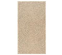 vidaXL Tappeto ZIZUR 60x110 cm Aspetto Iuta per Interni ed Esterni, Moquette, zerbino, Tappeto per Pavimenti, Tappeto per Esterni, Tappetino