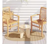 vidaXL Tappeto ZIZUR Marrone 150 x 80 cm Polipropilene