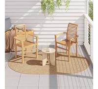 vidaXL Tappeto ZIZUR Marrone PP