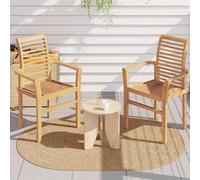 vidaXL Tappeto ZIZUR Marrone PP