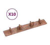 VIDAXL - Tappi Per Decking 10 Pz In Plastica Marrone