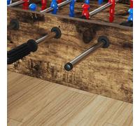 vidaXL Tappi per tavoli da calciobalilla 10 pcs Nero 1,5 x 1,5 x 1 cm