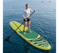 vidaXL Tavola da Paddle Gonfiabile POSEIDON 366 x 81 x 15 cm Verde per