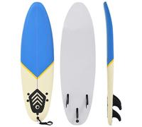 AX Tavola Surf Fondo Liscio 170x46,8x8cm Blu Crema Tre Alette Thruster XPE 91687