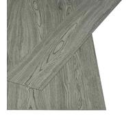 vidaXL Tavole autoadesive per pavimenti naturali, 32 pezzi, grigio, 4,46 m², PVC, pavimenti modulari, durevoli, autoadesive per interni, facile manutenzione, migliora il comfort della casa