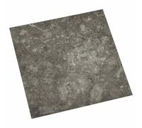 vidaXL Tavole da pavimento 55 pezzi Grigio 5,11 m² PVC, Idee moderne e quadrate per pavimenti fai da te che danno un look elegante, affidabile e durevole nel tuo ufficio con opzioni in PVC adesivo s