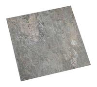 vidaXL Tavole da pavimento 55 pezzi Grigio 5,11 m² PVC, Idee moderne e quadrate per pavimenti fai da te che danno un look elegante, affidabile e durevole nel tuo ufficio con opzioni in PVC adesivo s