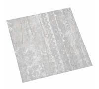 vidaXL Tavole da pavimento 55 pezzi Grigio 5,11 m² PVC, Idee moderne e quadrate per pavimenti fai da te che danno un look elegante, affidabile e durevole nel tuo ufficio con opzioni in PVC adesivo s