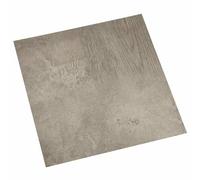 vidaXL Tavole da pavimento 55 pezzi Grigio 5,11 m² PVC, Idee moderne e quadrate per pavimenti fai da te che danno un look elegante, affidabile e durevole nel tuo ufficio con opzioni in PVC adesivo s