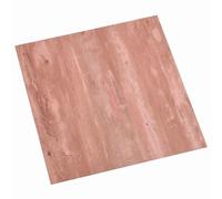 vidaXL Tavole da pavimento 55 pz Rosso 5,11 m² PVC, idee moderne e quadrate per pavimenti fai da te che danno un aspetto elegante, affidabile e durevole nel tuo ufficio con opzioni in PVC adesivo