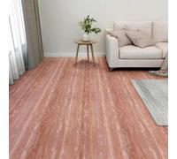 vidaXL Tavole di Pavimento 55 pcs Rosso 5,11 m² PVC