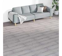 vidaXL Tavole per Pavimenti 18 pcs Grigio scuro 5,26 m² PVC