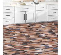 vidaXL Tavole per Pavimenti 18 pcs Multicolore 2,51 m² PVC