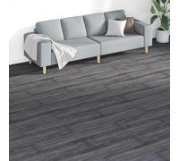 vidaXL Tavole per Pavimenti 18 pcs Nero e Bianco 5,26 m² PVC