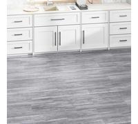 vidaXL Tavole per Pavimenti 2,51 m² 18 pcs PVC Legno grigio opaco