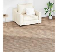 vidaXL Tavole per Pavimenti 36 pcs Marrone Rovere 5,02 m² PVC